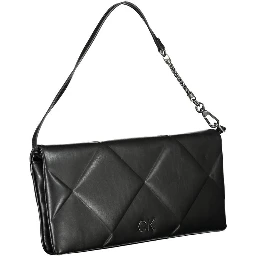Black Polyester Handbag