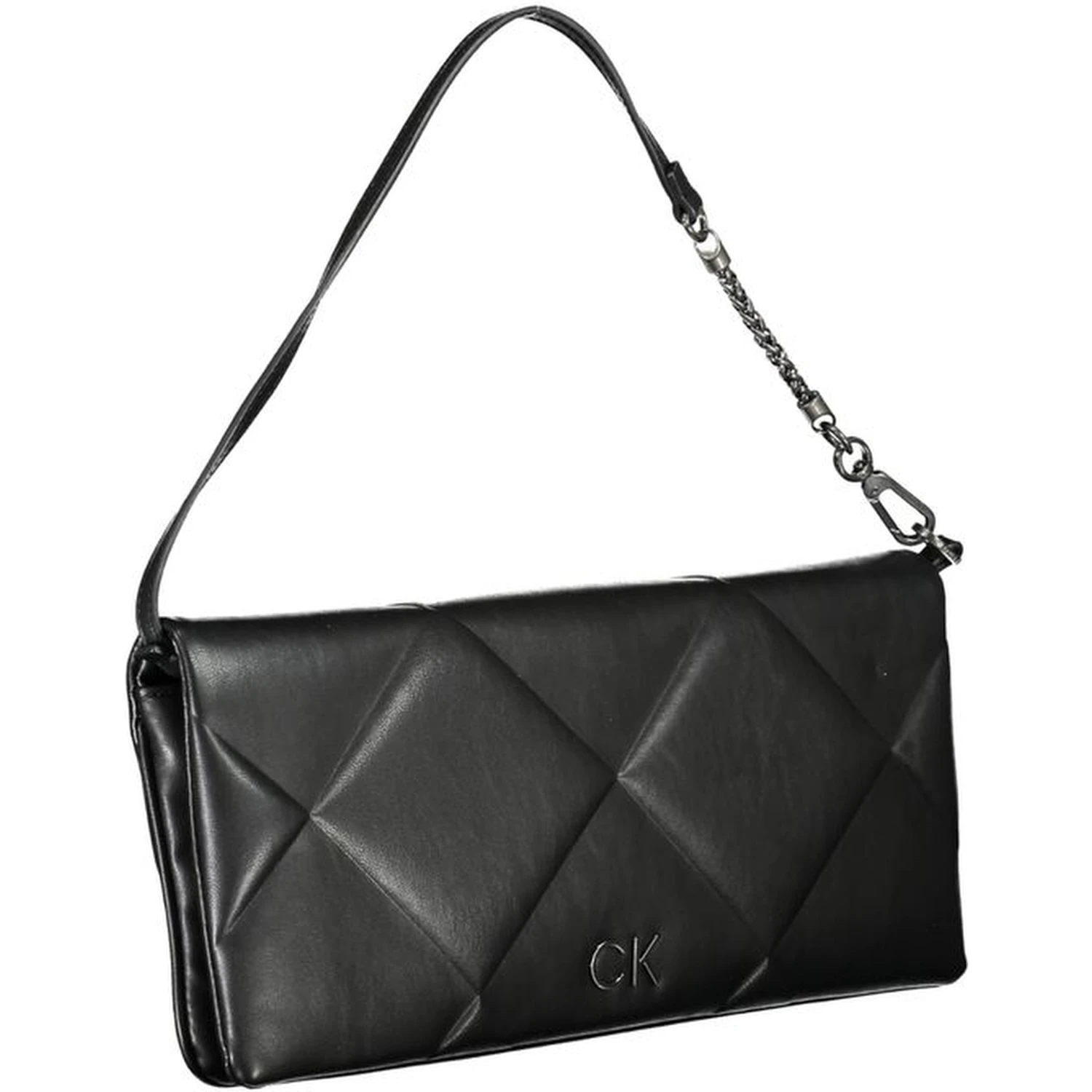 Black Polyester Handbag