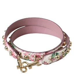 Pink Floral Handbag Accessory Shoulder Strap