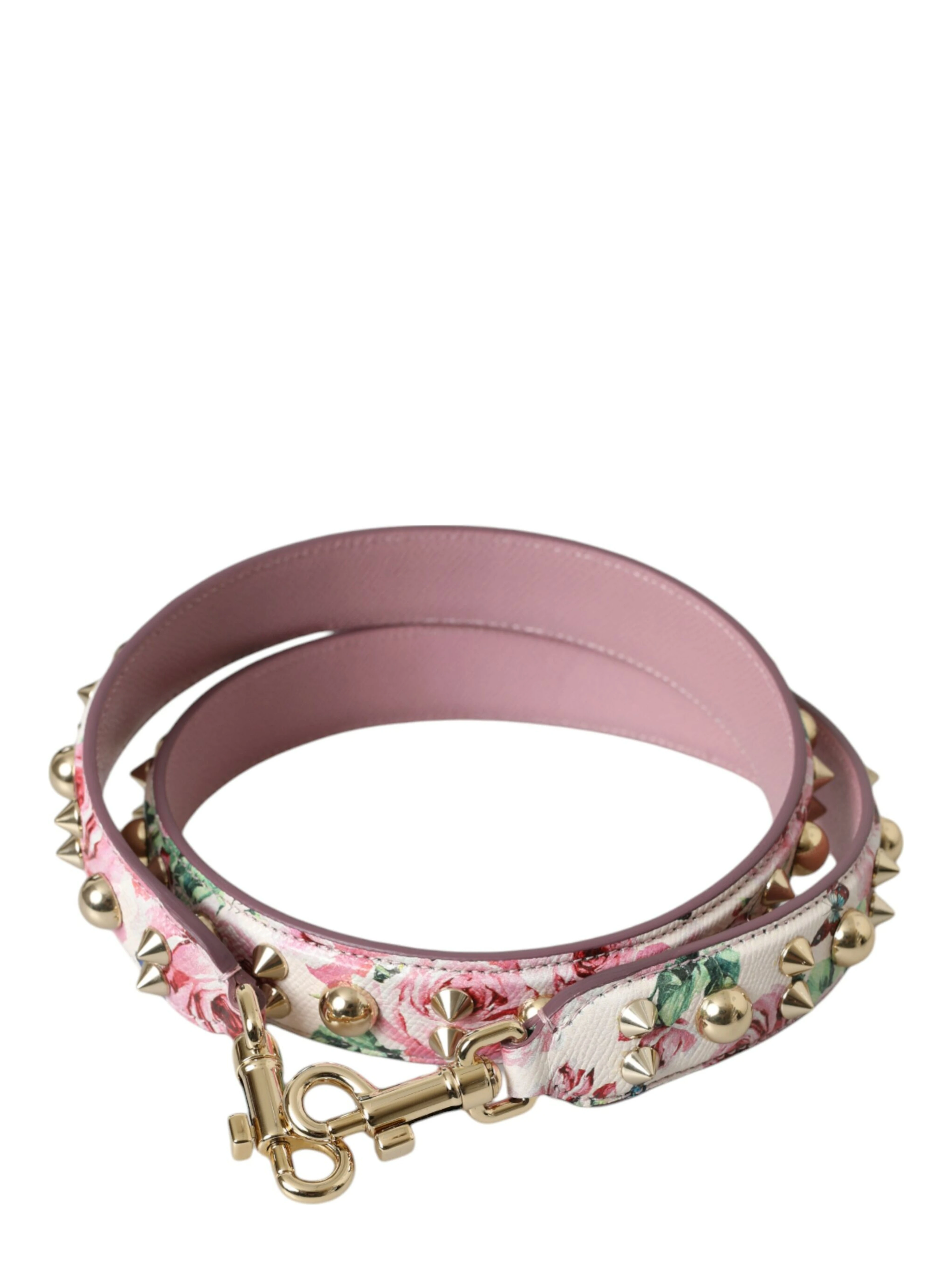 Pink Floral Handbag Accessory Shoulder Strap
