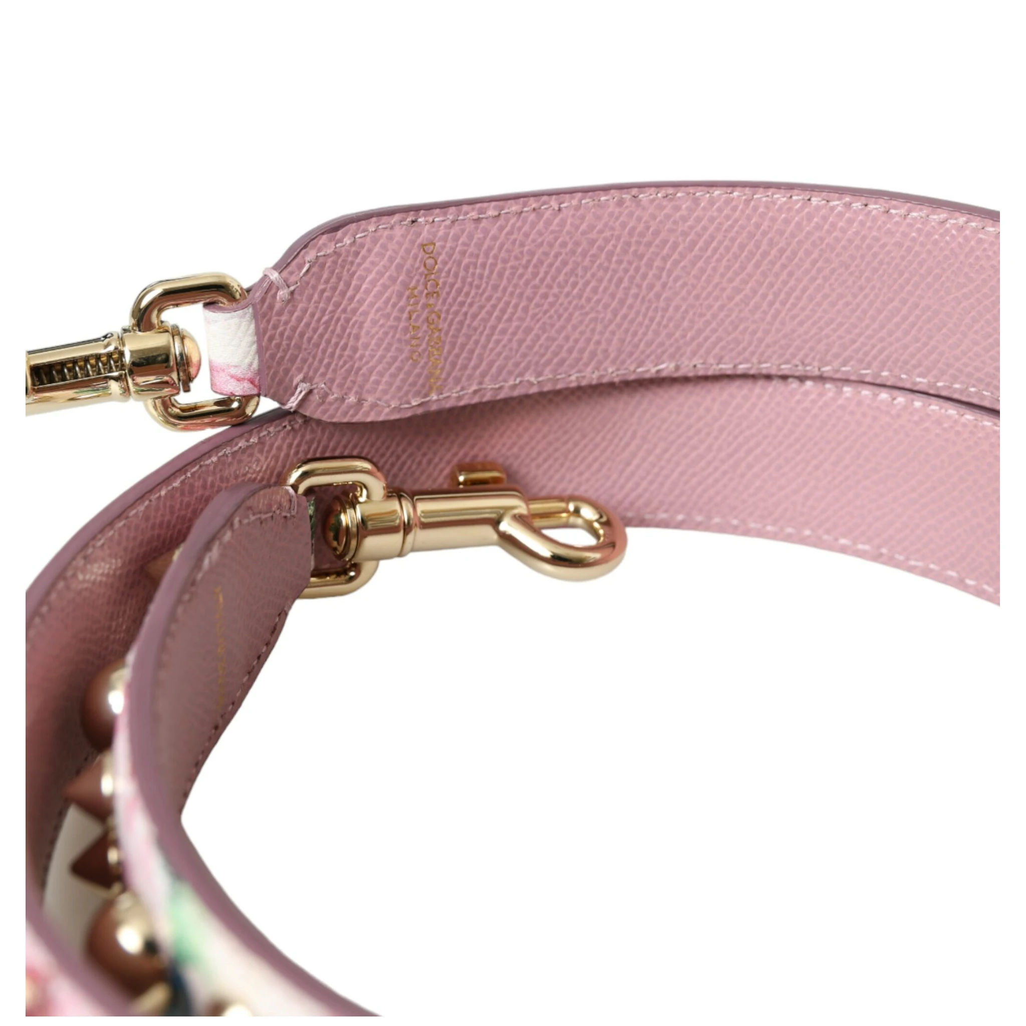 Pink Floral Handbag Accessory Shoulder Strap