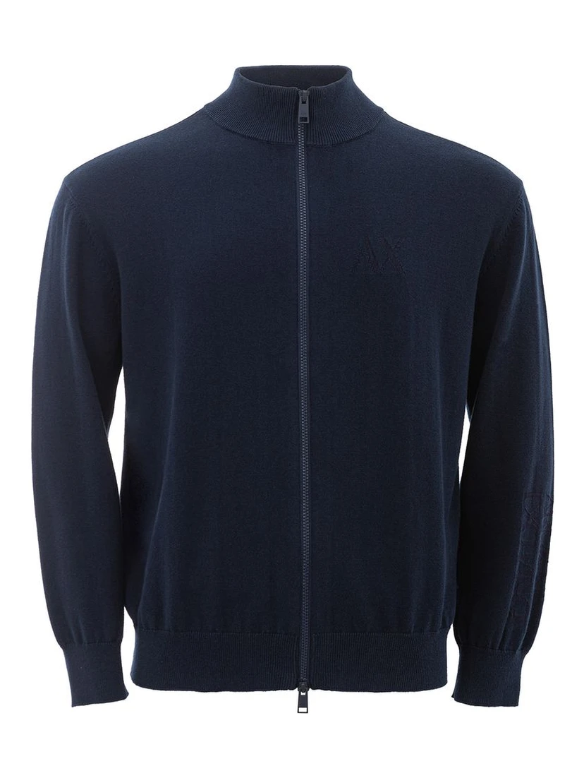 Blue Cotton Sweatshirt