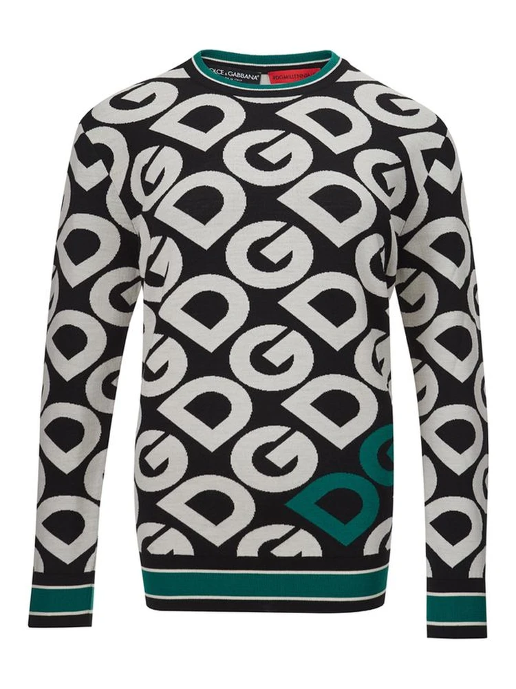 Black Cotton Sweatshirt