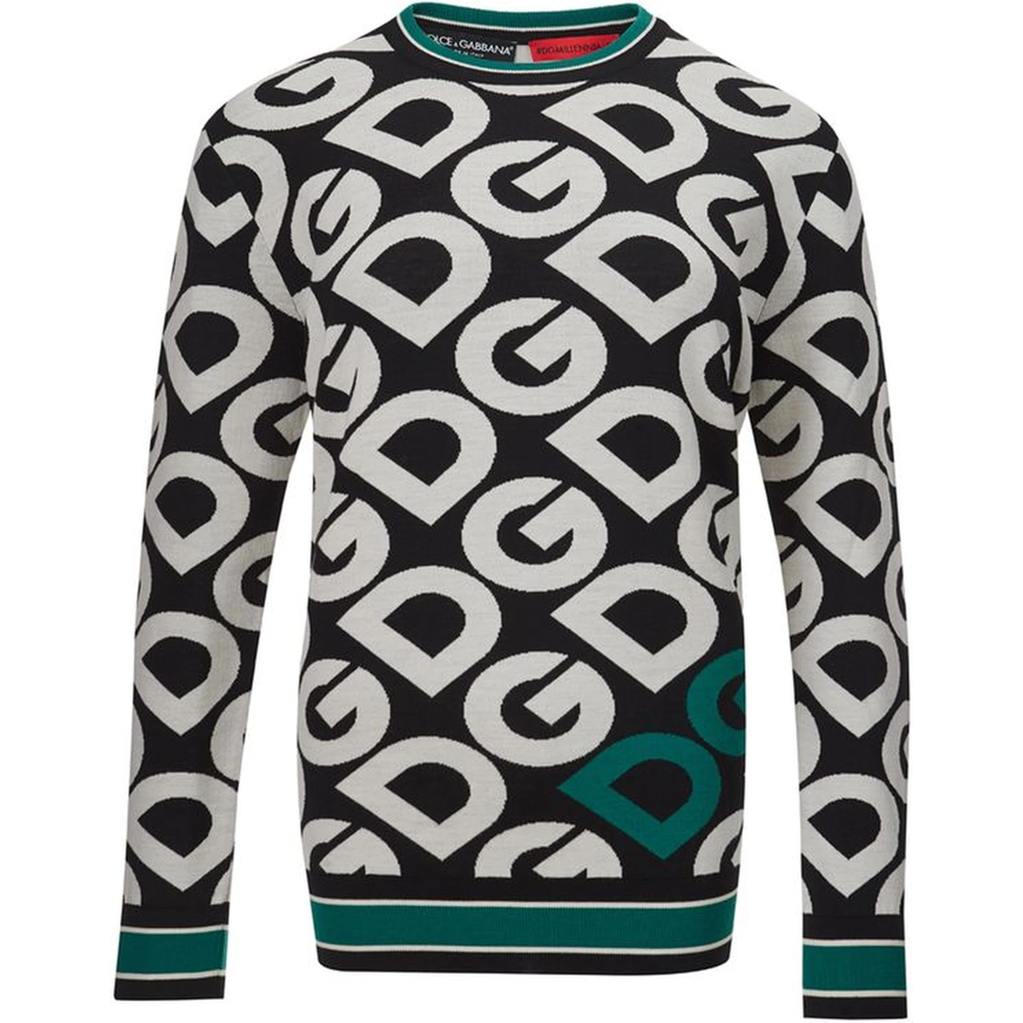 Black Cotton Sweatshirt