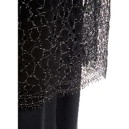 Black Nylon Casual Dress