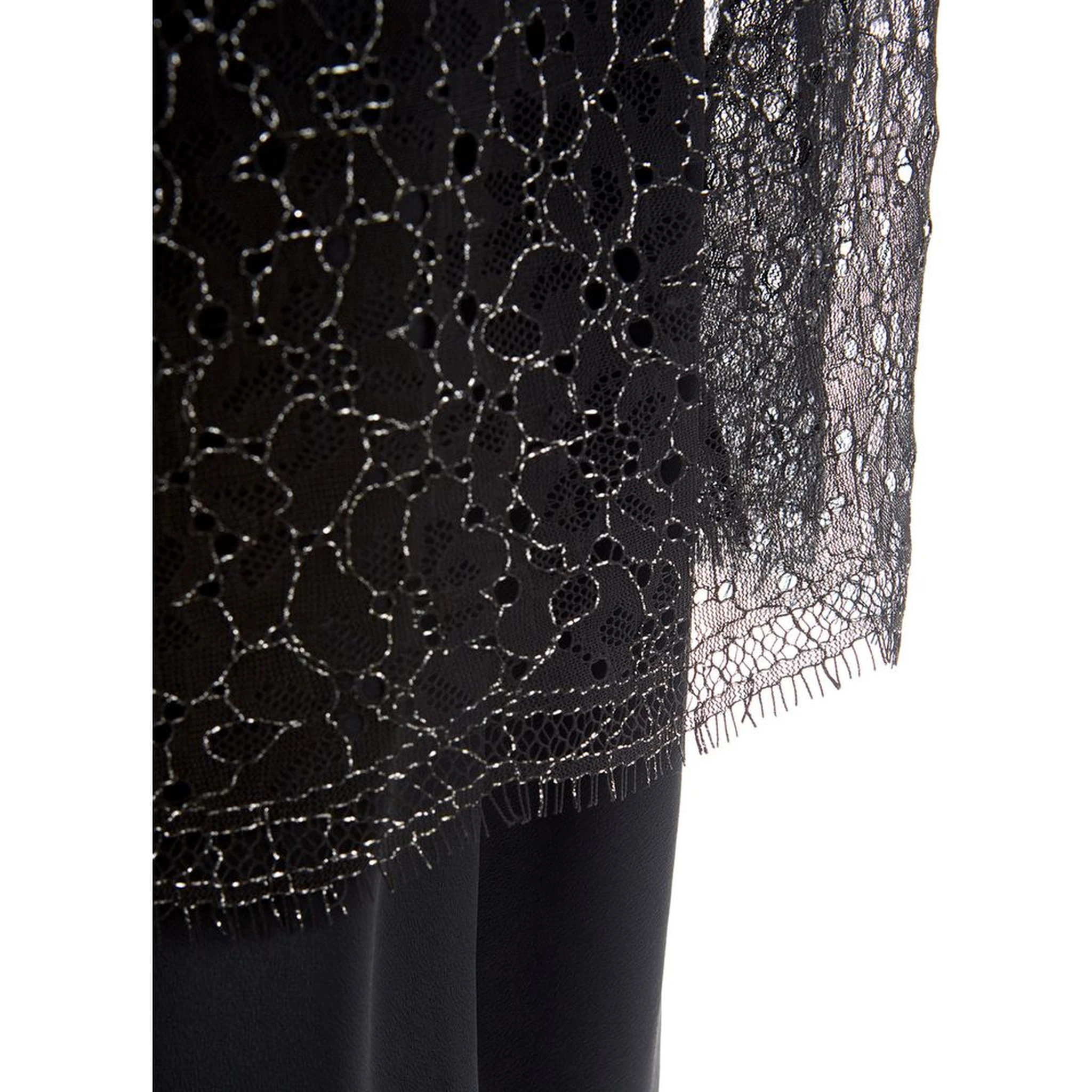 Black Nylon Casual Dress