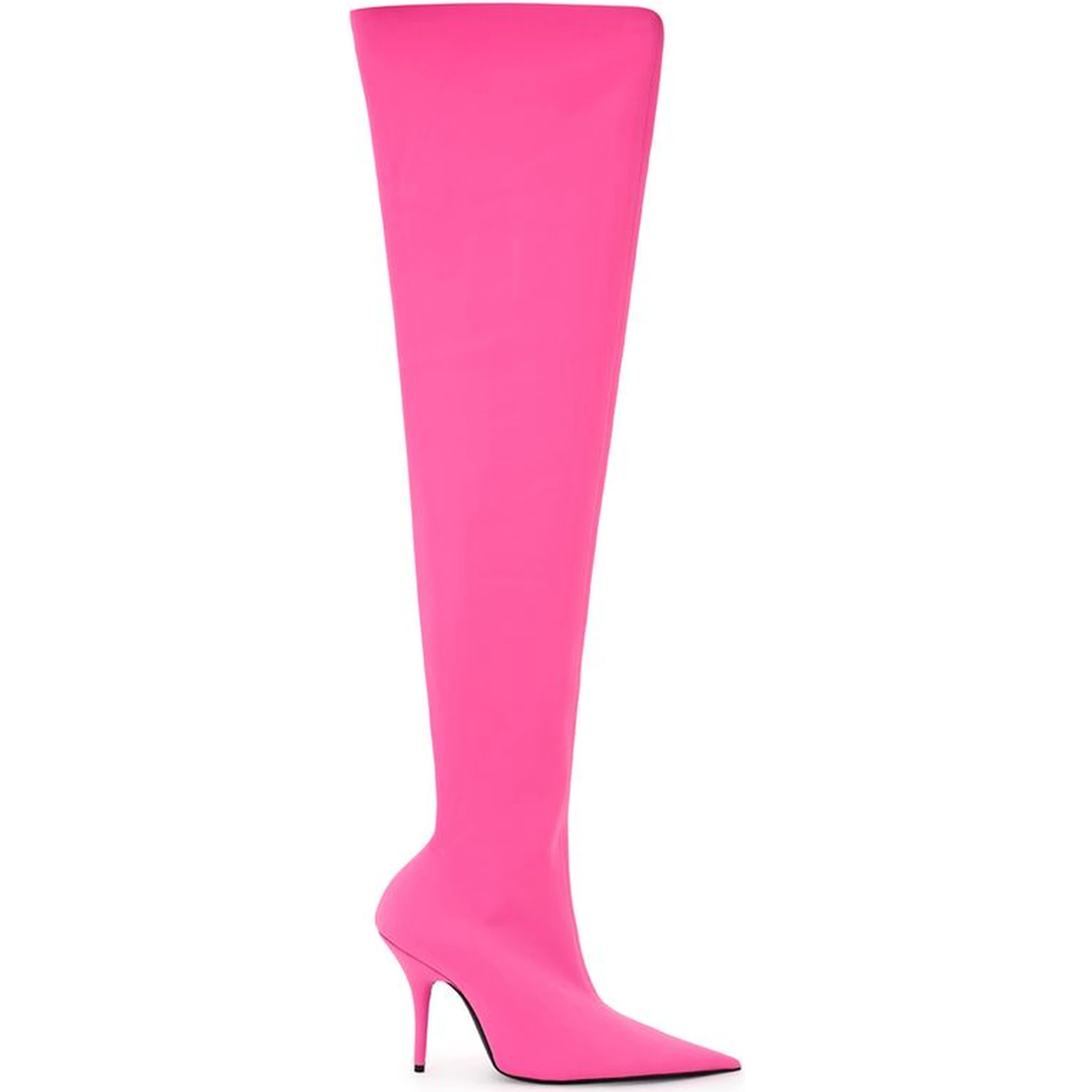 Over-the-knee high-heeled boots
