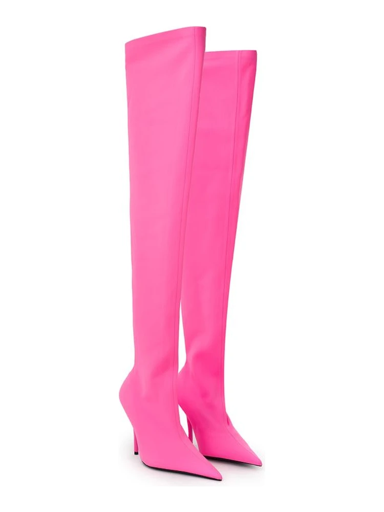 Over-the-knee high-heeled boots alternative
