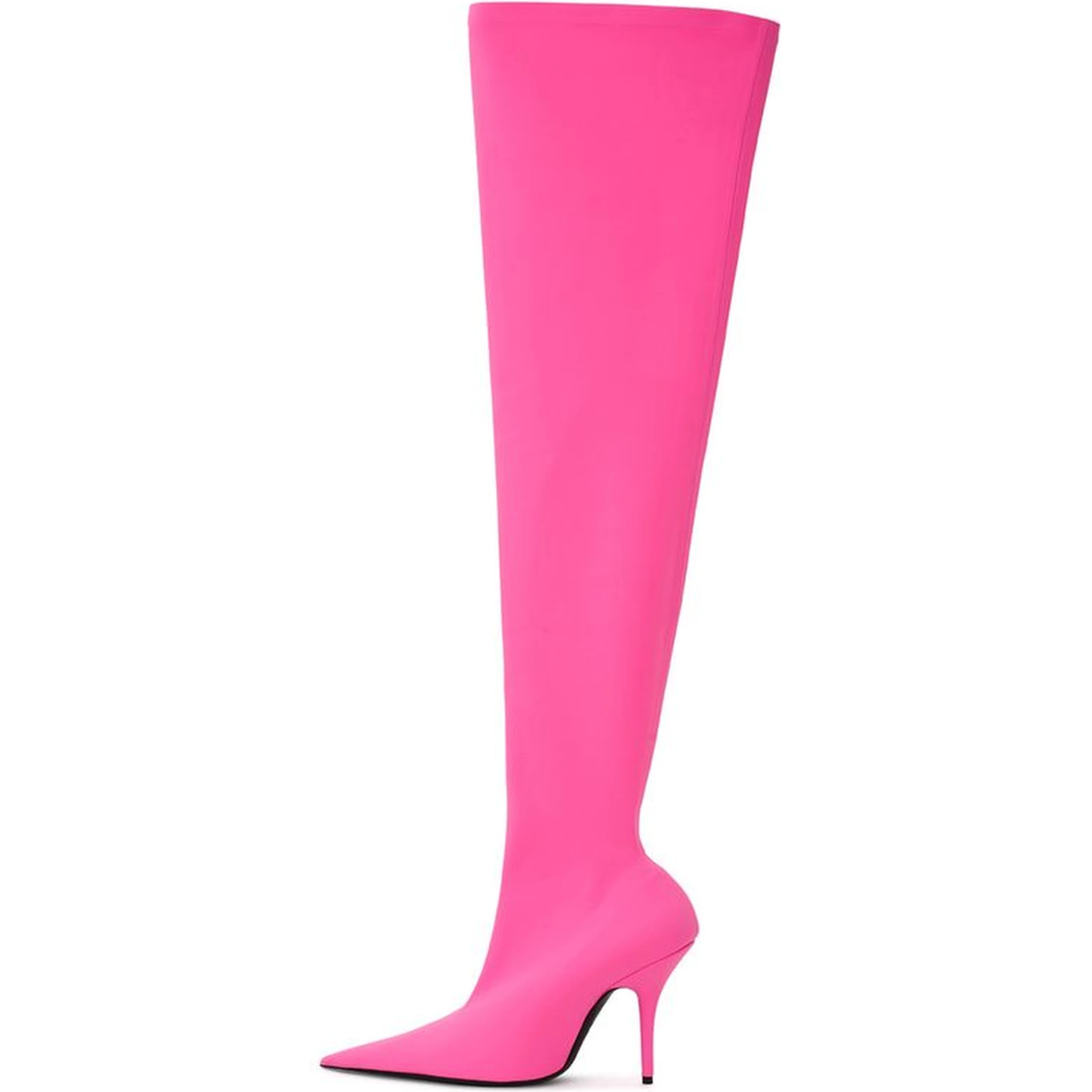 Over-the-knee high-heeled boots