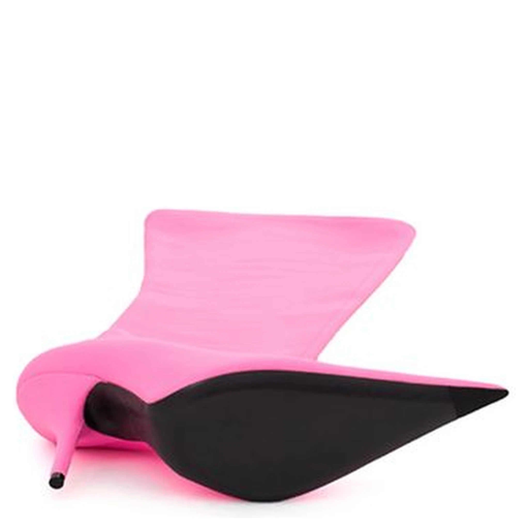 Over-the-knee high-heeled boots