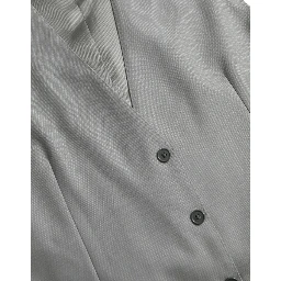 Light Gray Wool Formal Dress Waistcoat Vest