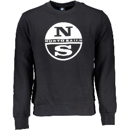 Black Cotton Sweatshirt