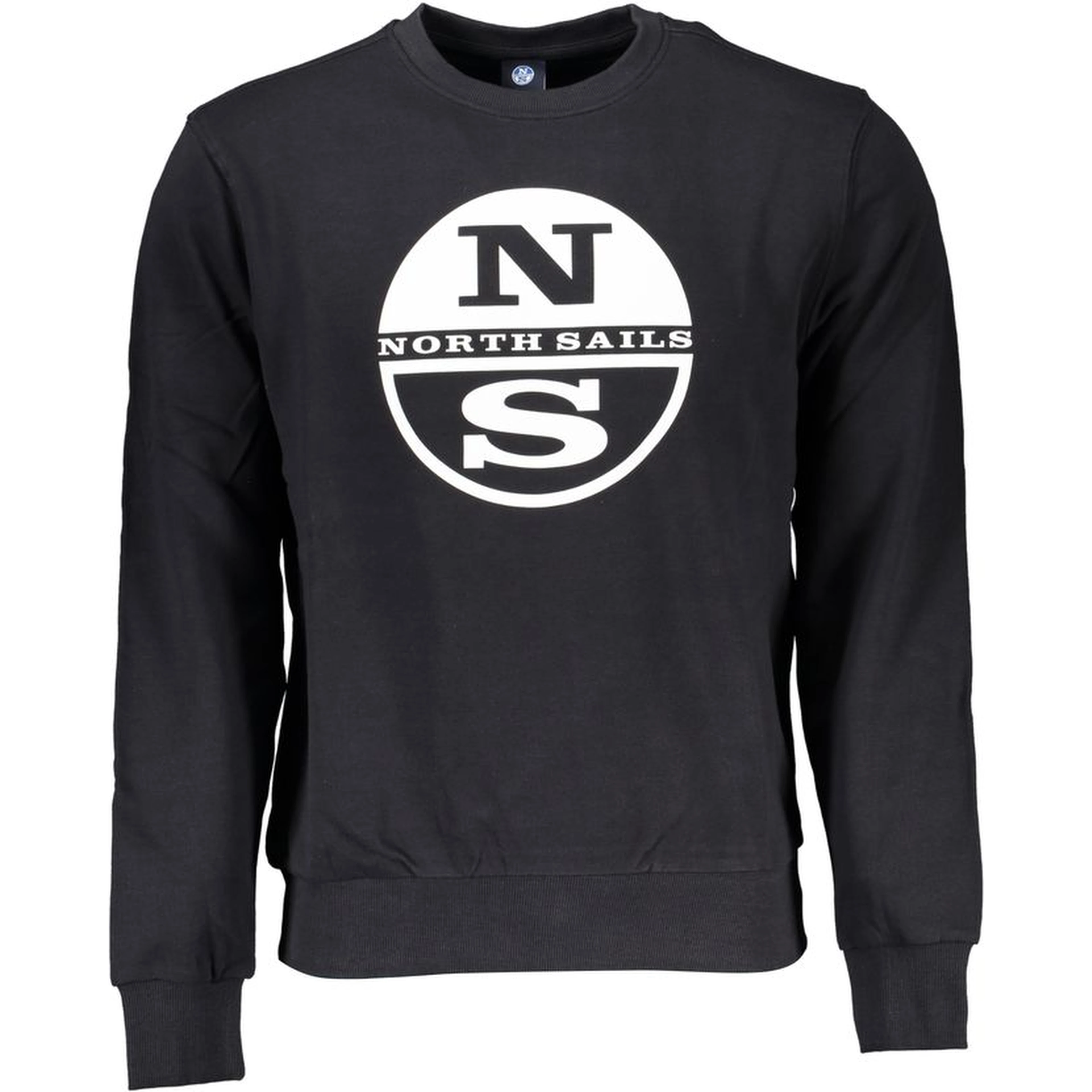 Black Cotton Sweatshirt