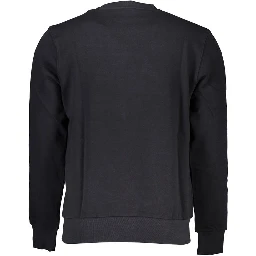Black Cotton Sweatshirt