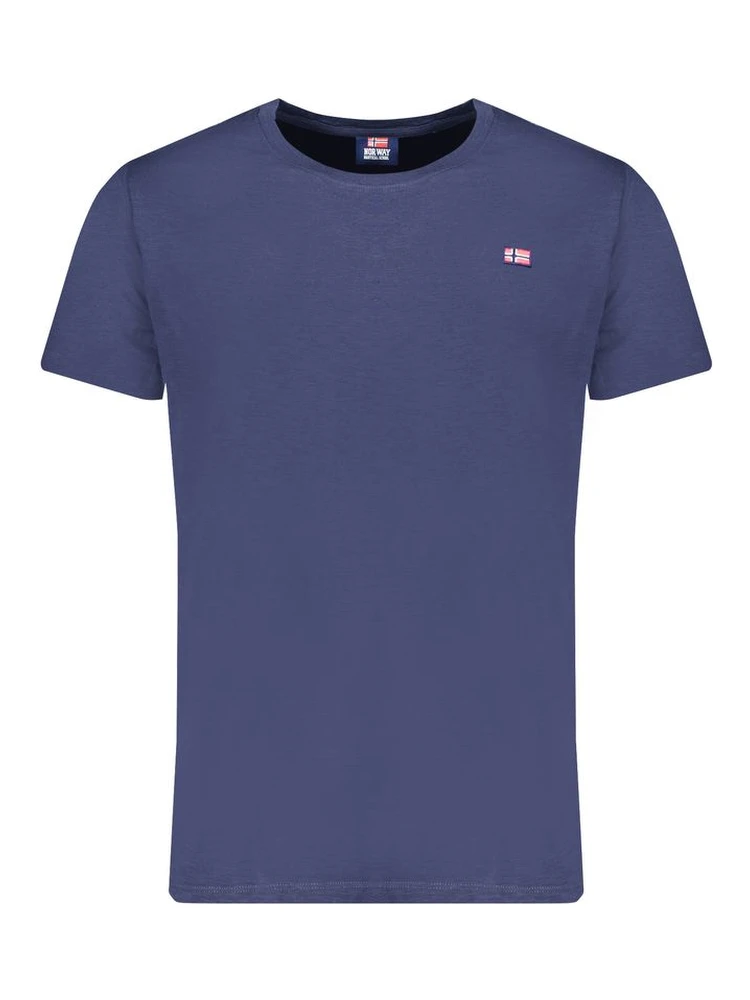 Blue Cotton T-Shirt