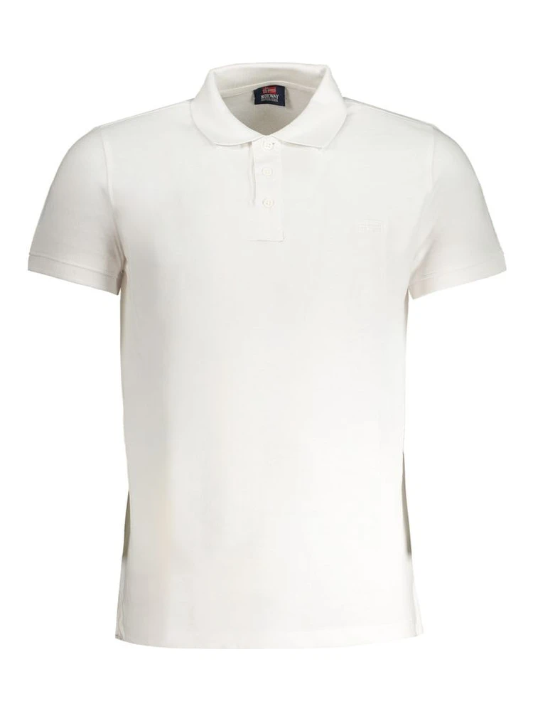 White Cotton Polo Shirt