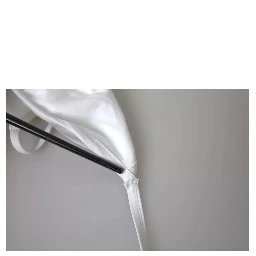White Nylon Stretch Swimwear Top Bikini