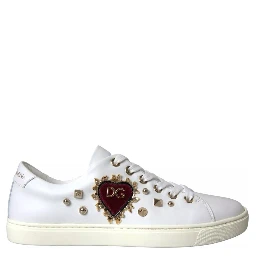 White Portofino Sacred Heart Sneakers Women Shoes
