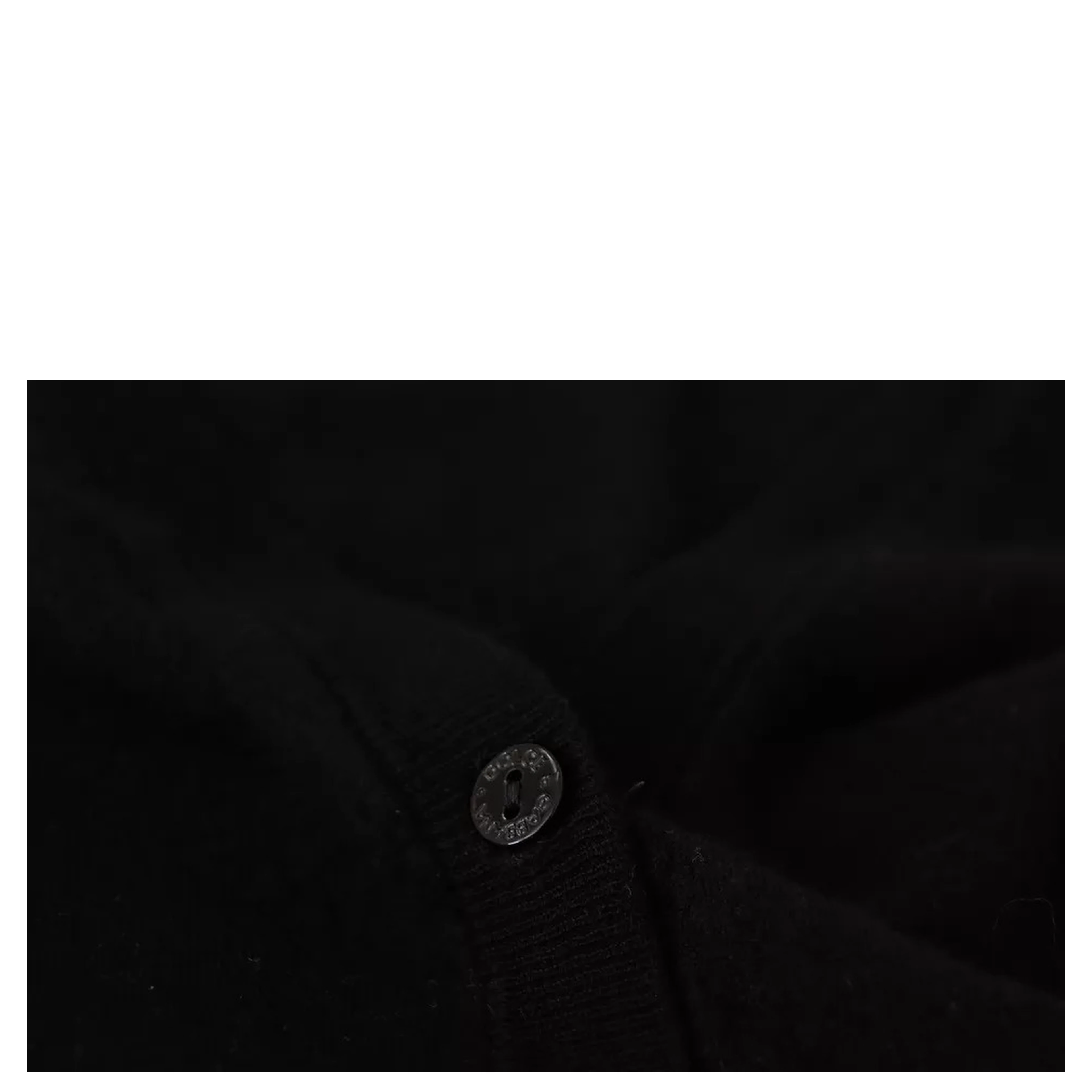 Black Wool Knit Button Down Cardigan Sweater