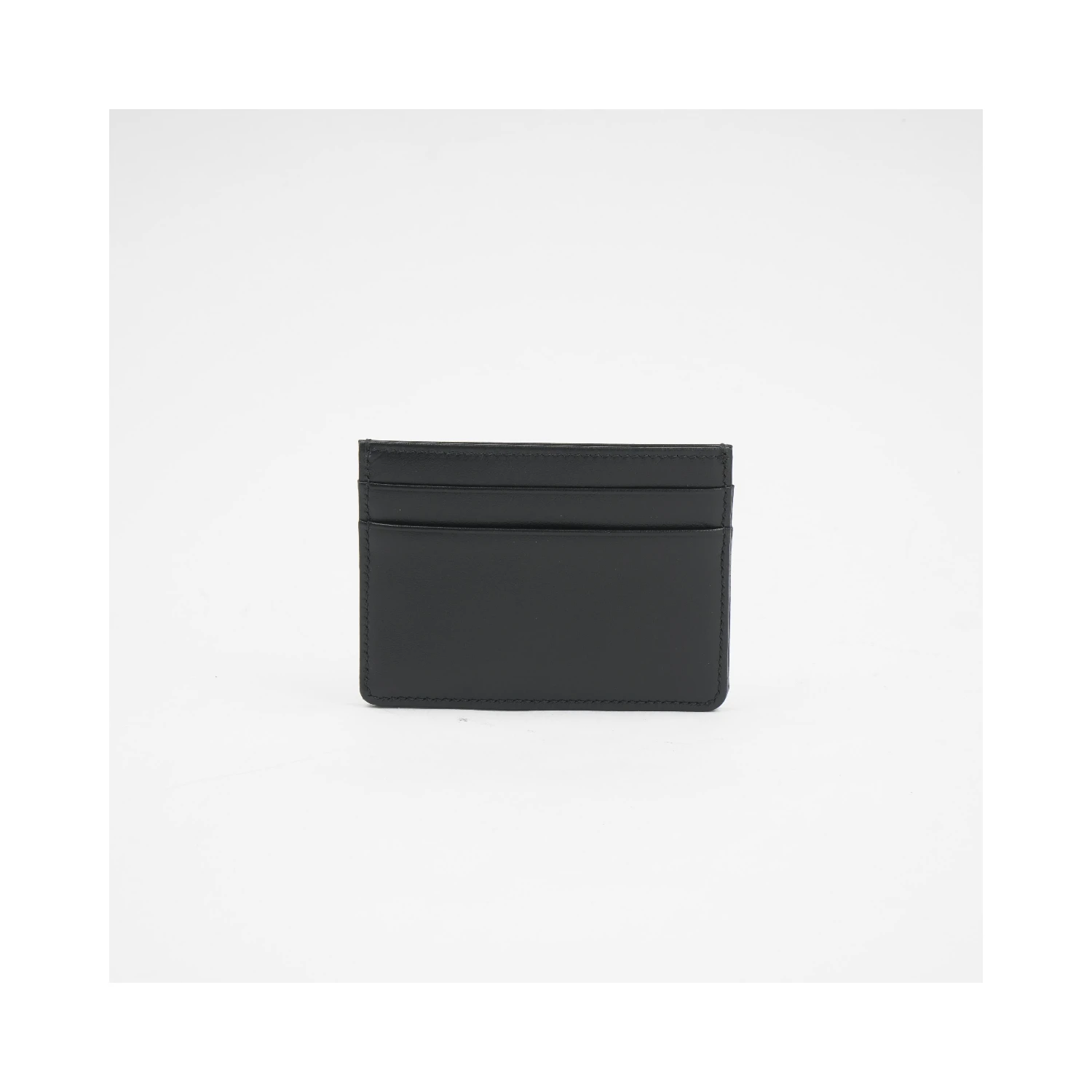 Logo-Tag Leather Card Holder