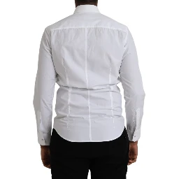 White Cotton Long Sleeve Dress MARTINI Shirt