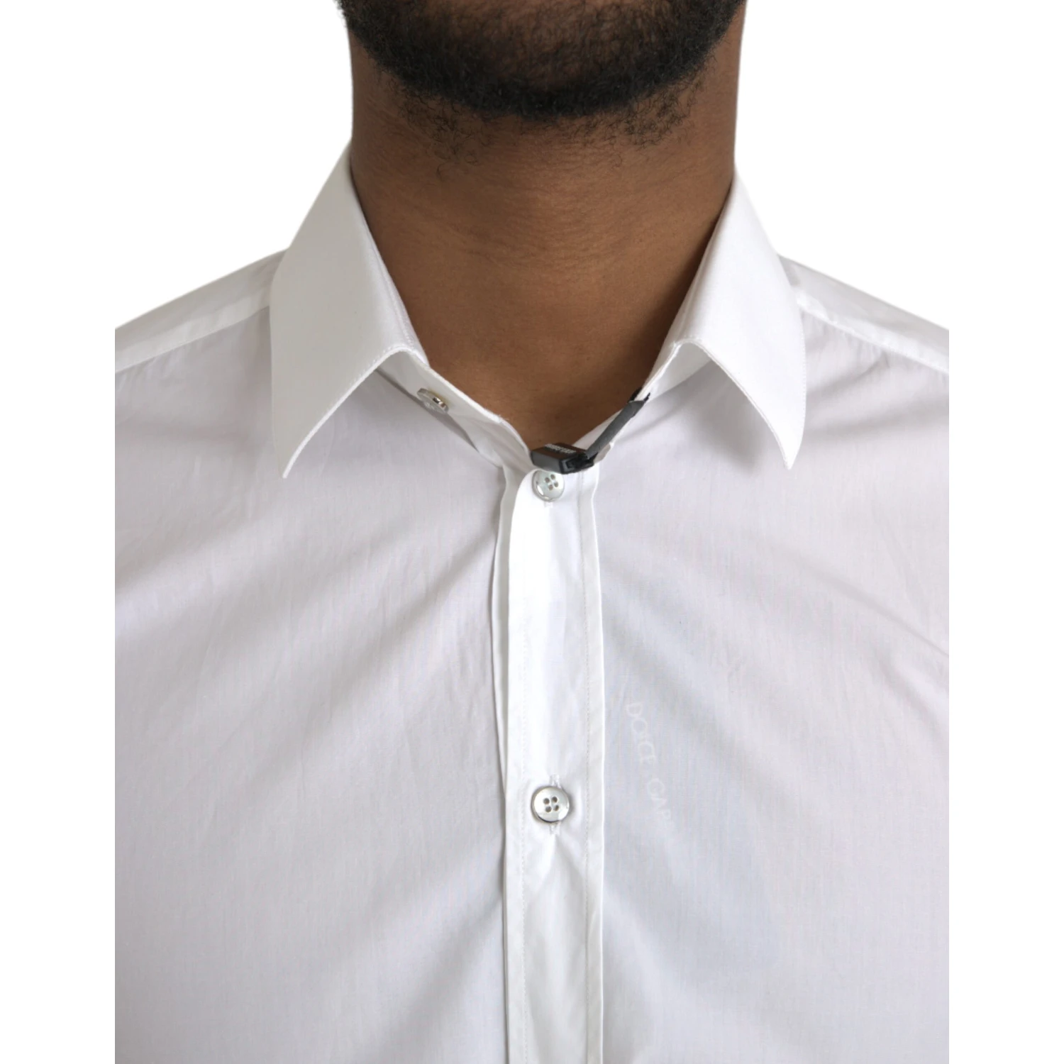 White Cotton Long Sleeve Dress MARTINI Shirt