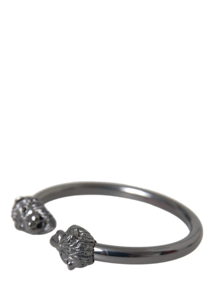 Black Rhodium Lion Bangle Bracelet Women alternative