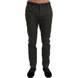 Blue Gray Stripes Trouser Cotton Pants