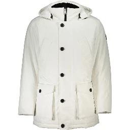 White Elastane Jacket