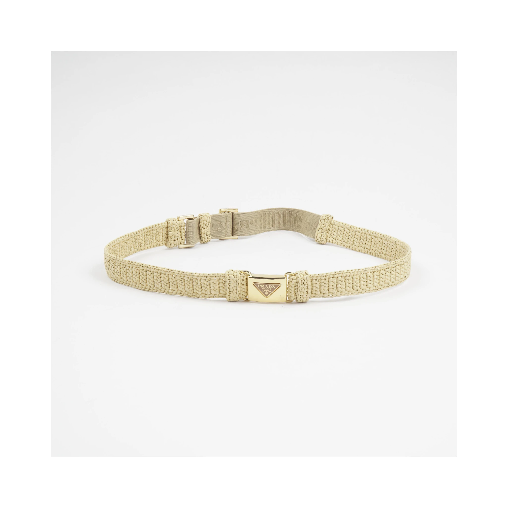 Enamel-logo Clasp Fastened Belt