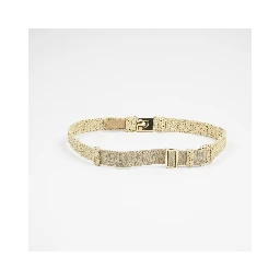 Enamel-logo Clasp Fastened Belt