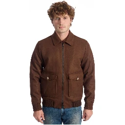 Brown Wool Jackets & Coat