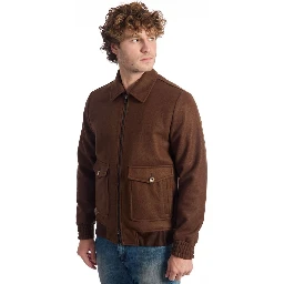 Brown Wool Jackets & Coat