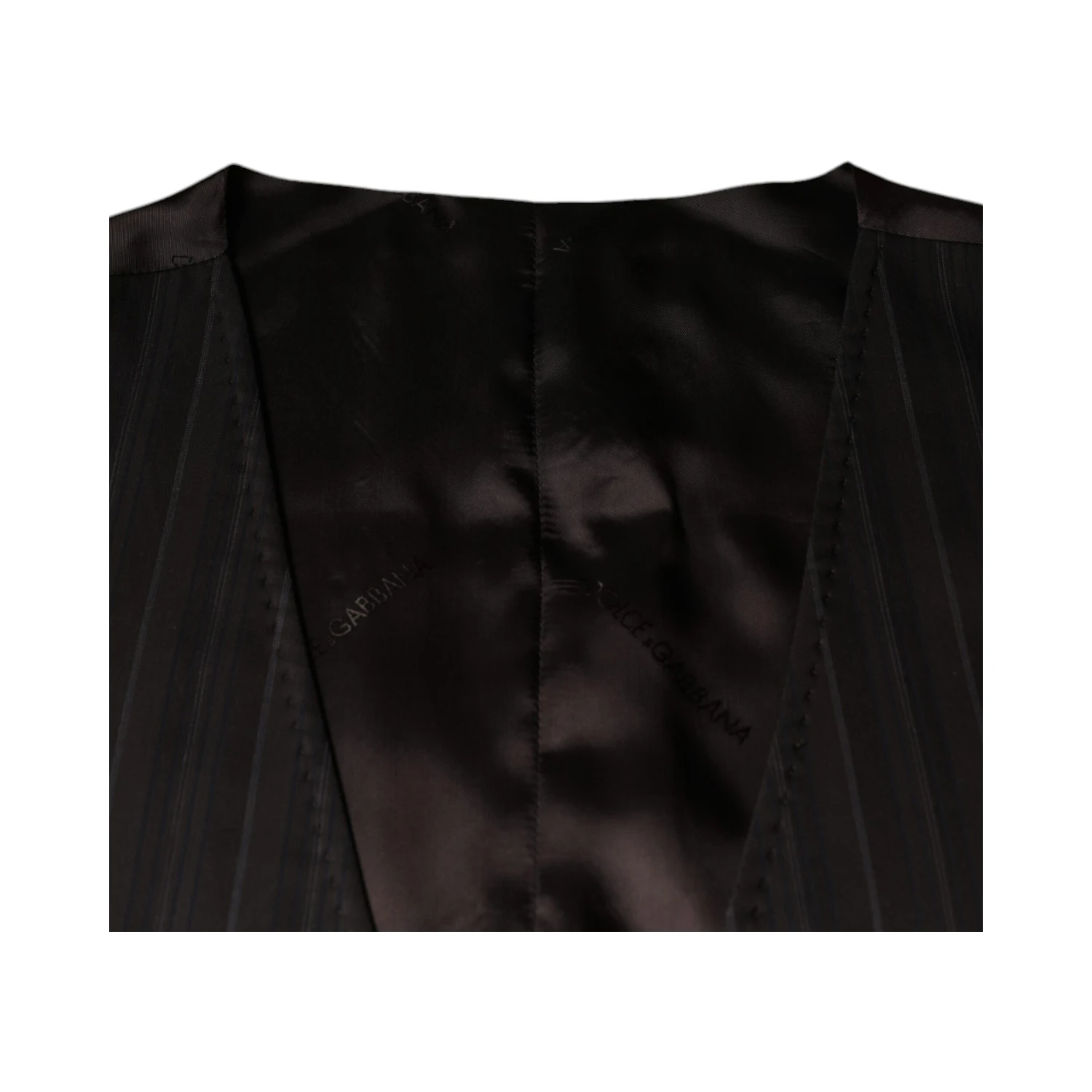 Black Cotton Waistcoat Dress Formal Vest