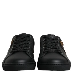 Black London Sacred Heart Men Sneakers Shoes