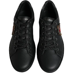Black London Sacred Heart Men Sneakers Shoes