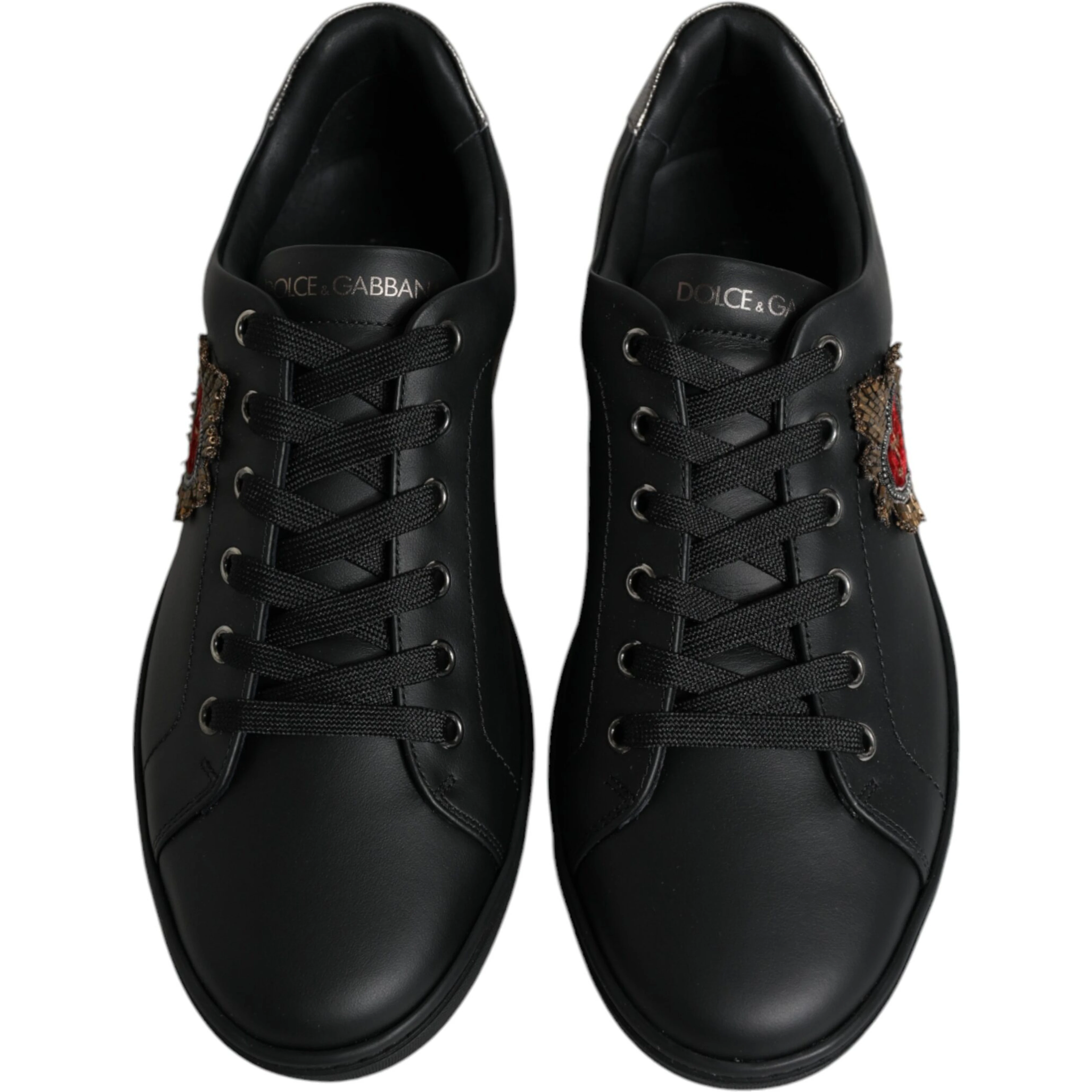 Black London Sacred Heart Men Sneakers Shoes