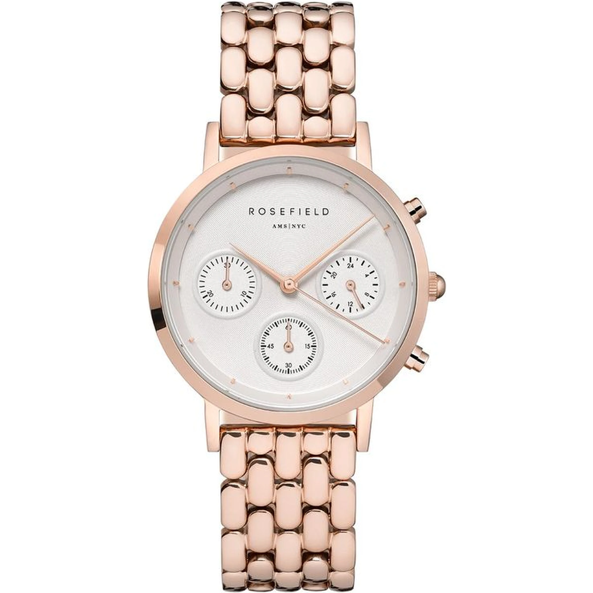 Multicolor Stainless Steel Dress Watch