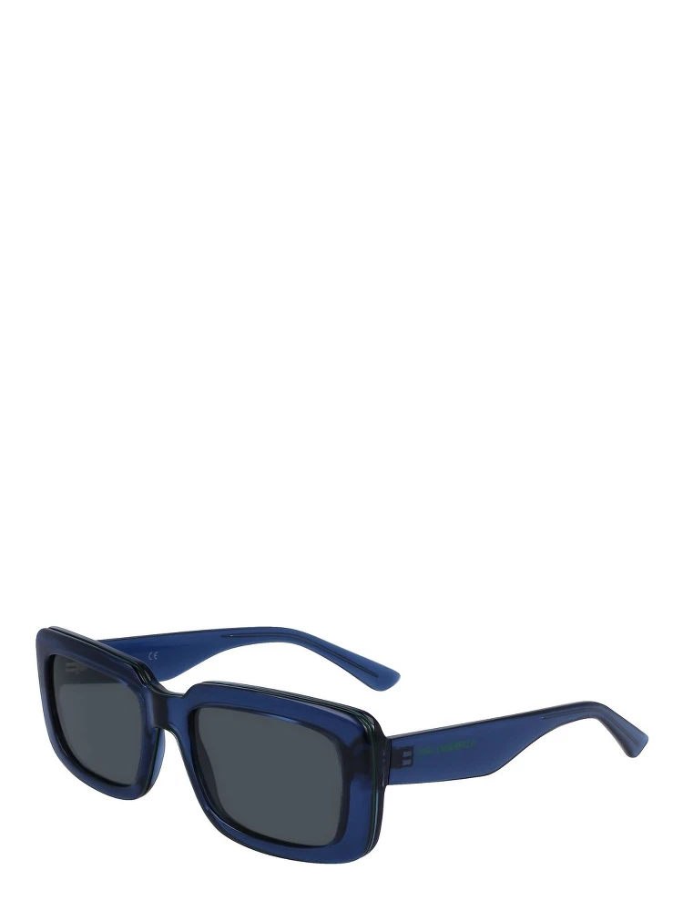 Blue Injected Sunglasses