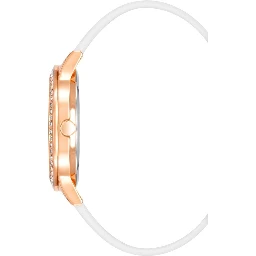 White Synthetic Dress Watch