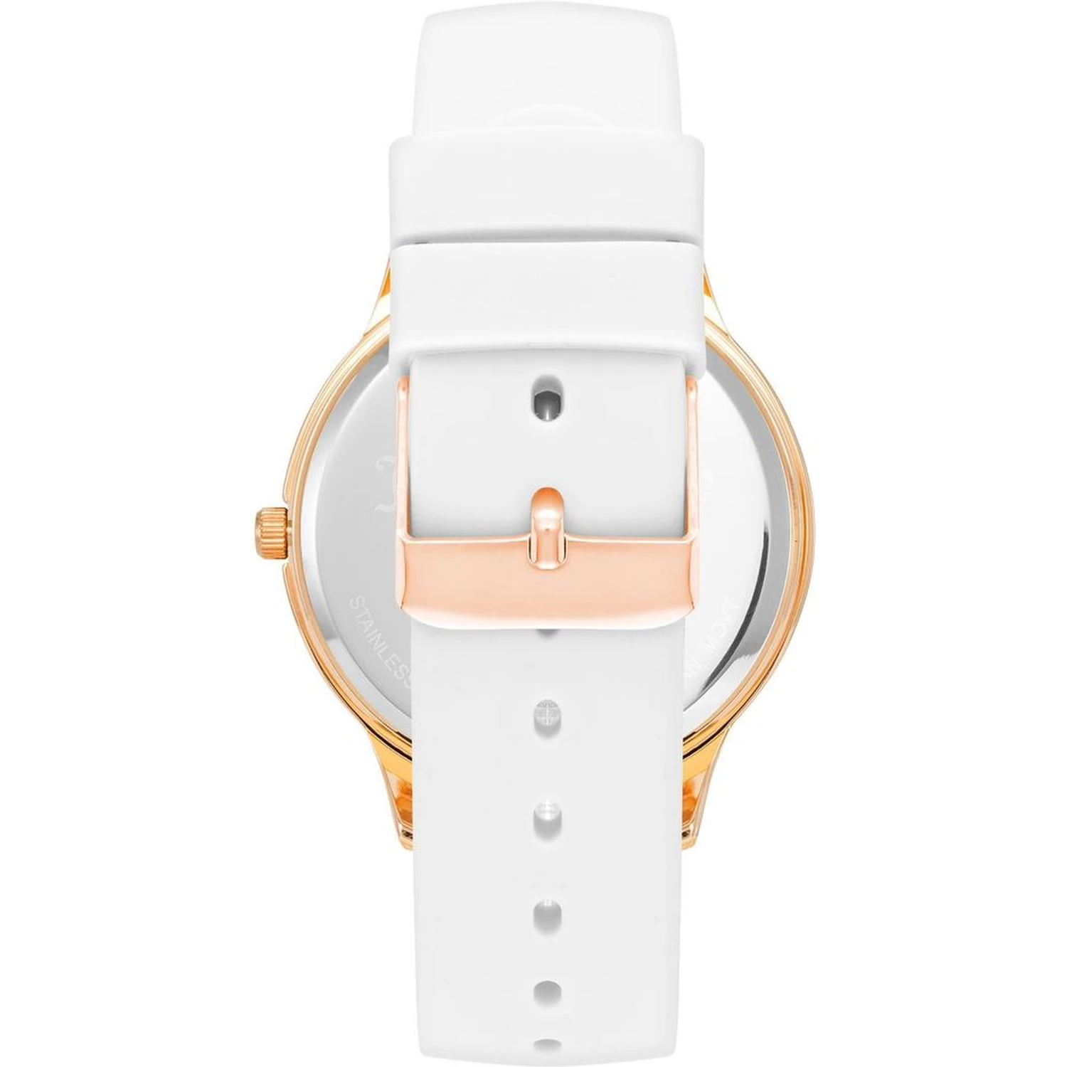 White Synthetic Dress Watch