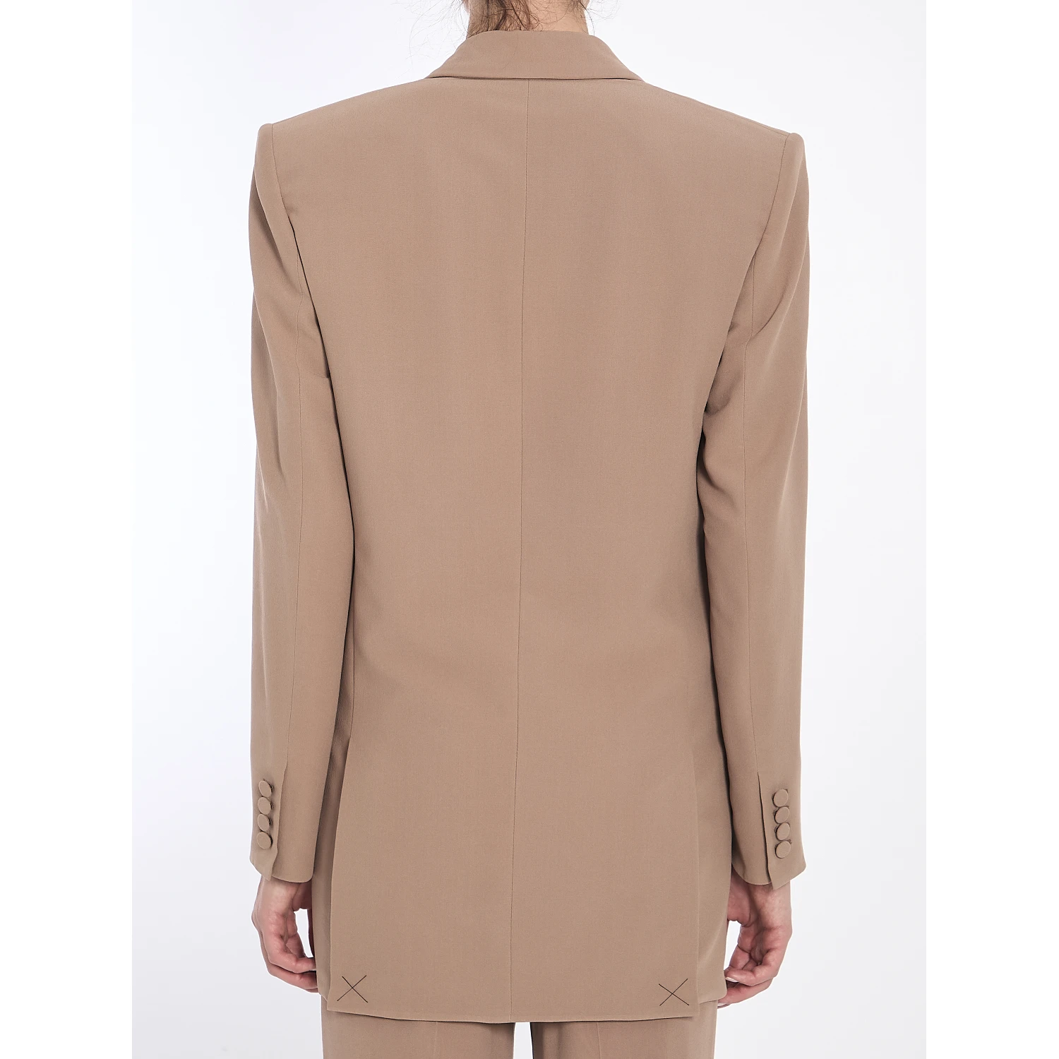 Jacket in silk crepe