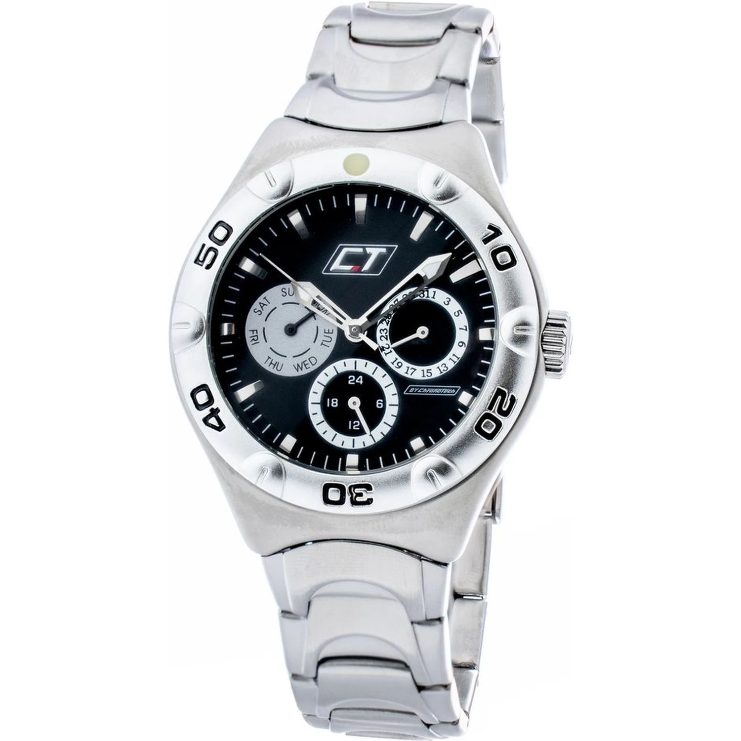 Gray Stainless Steel Bracelet Watch