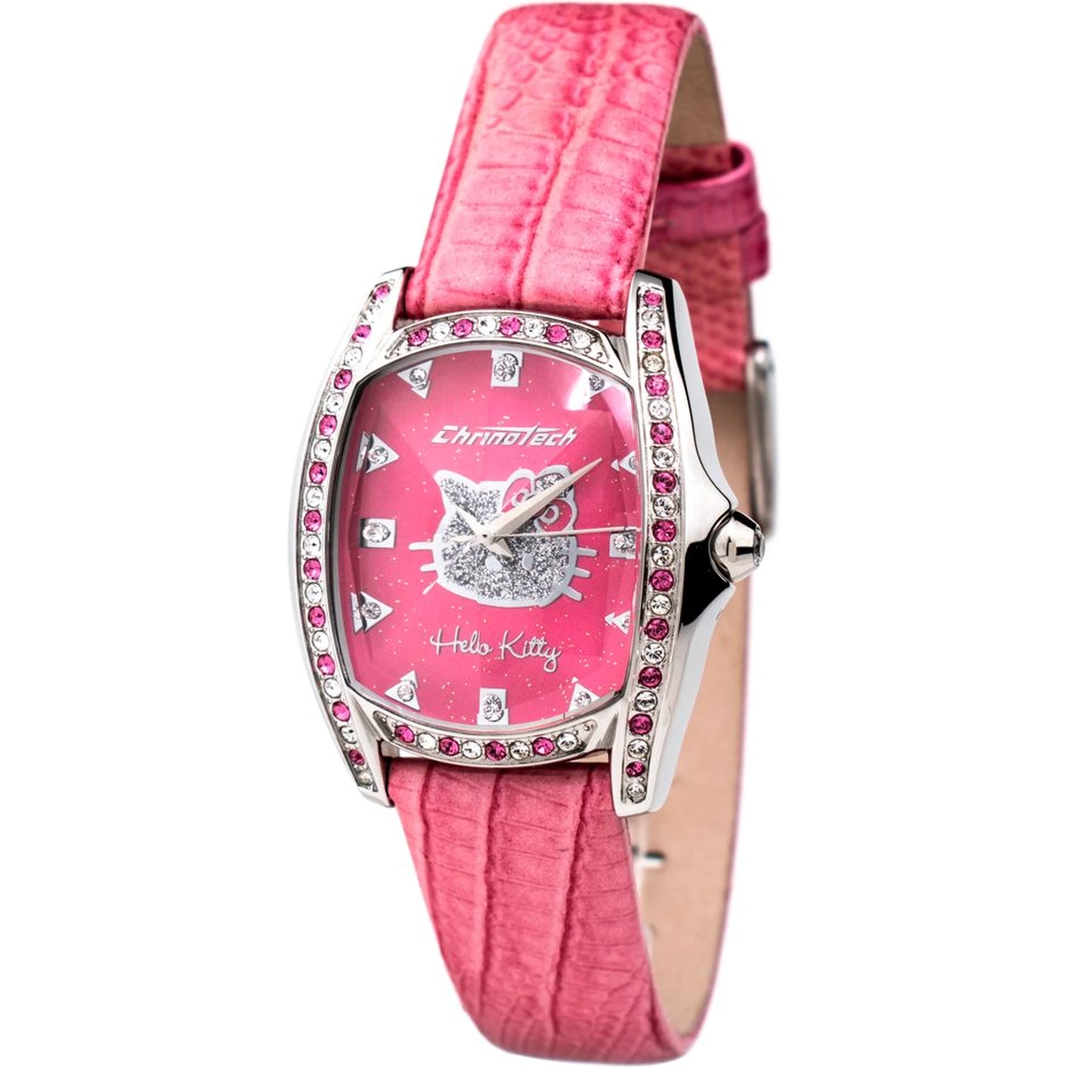 Multicolor Leather Dress Watch