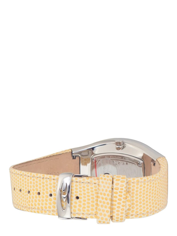 Yellow Leather Dress Watch alternative