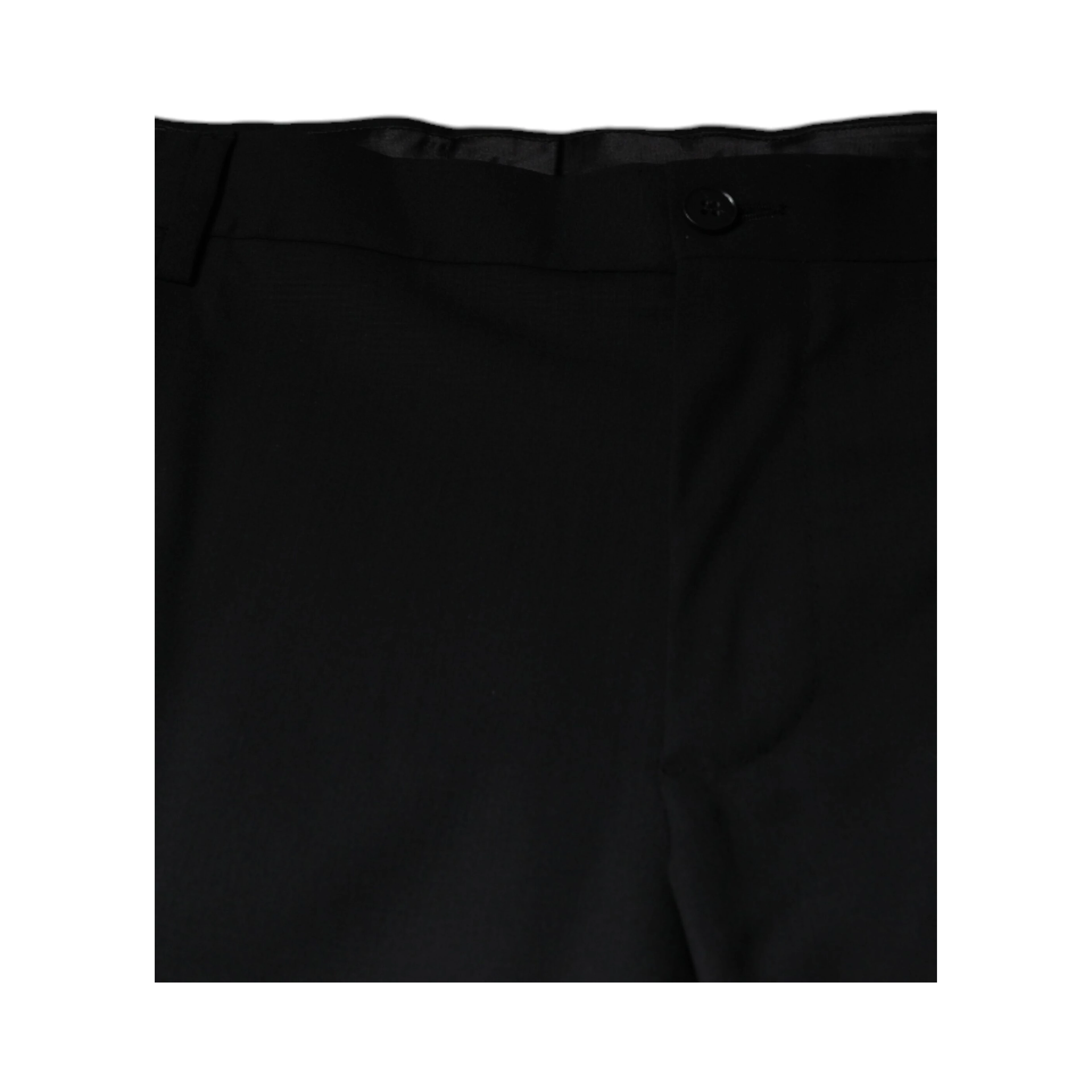 Black Wool Men Formal Dress Pants