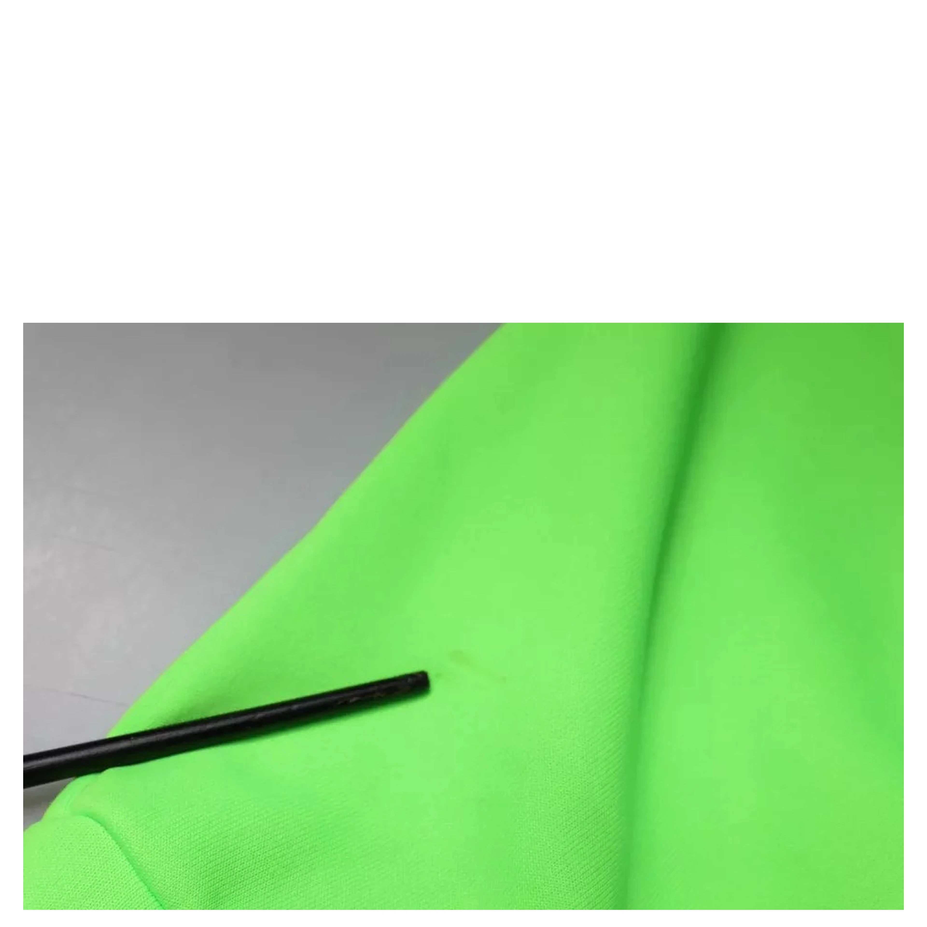 Neon Green Polyester Cargo Jogger Sweatpants Pants