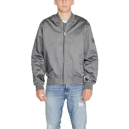 Gray Organic Cotton Bomber