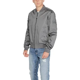 Gray Organic Cotton Bomber