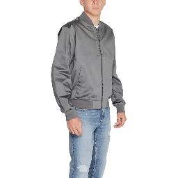 Gray Organic Cotton Bomber